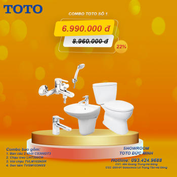 Combo thiết bị vệ sinh TOTO số 1