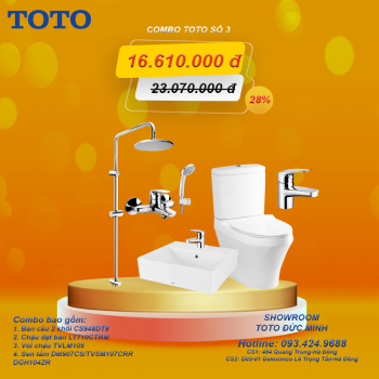 Combo thiết bị vệ sinh TOTO số 3
