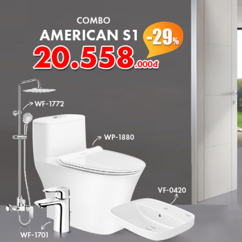 Combo Thiết bị vệ sinh American Standard S1