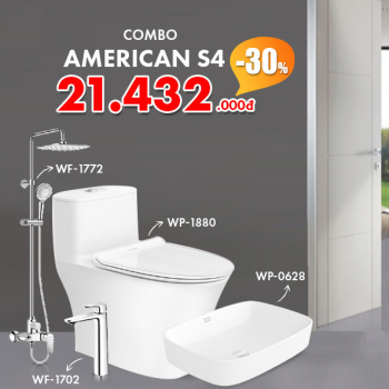 Combo Thiết bị vệ sinh American Standard S4