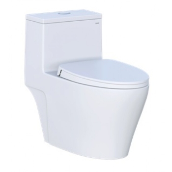 Bồn Cầu CAESAR CD1356 Một Khối Nắp Êm