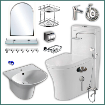Combo thiết bị vệ sinh GRSY08 11 món