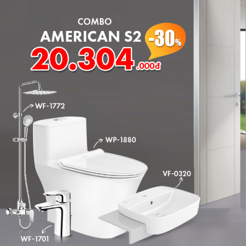 Combo Thiết bị vệ sinh American Standard S2