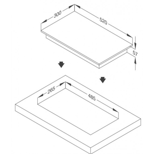 Bếp Điện Hồng Ngoại Malloca MDH-02R Mặt Kính 2 Bếp Domino