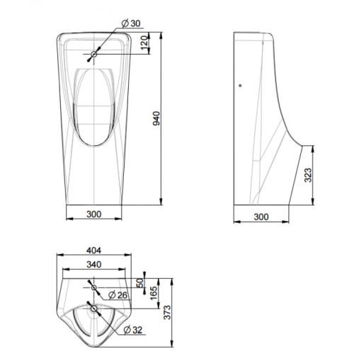 Bồn Tiểu Nam Đặt Sàn American Standard WP-6605