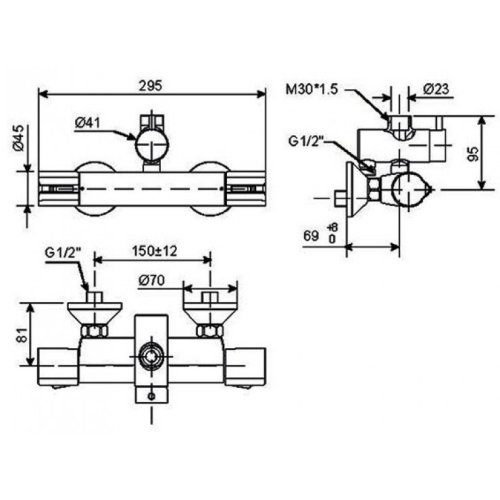 Củ Sen American Standard La Vita WF-4948 Nhiệt Độ