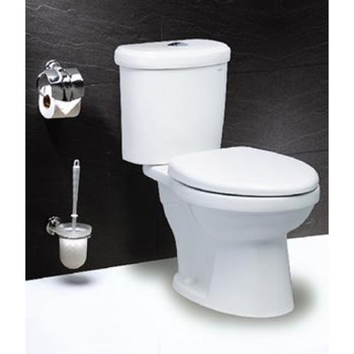 Bồn Cầu CAESAR CTS1338 Thùng T1138 1 Nhấn Nắp Êm